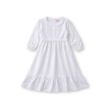 Muat gambar ke penampil Galeri, Ghamis dress anak/ Maxi Dress Girl White/ RJG Sarimbit Lebaran