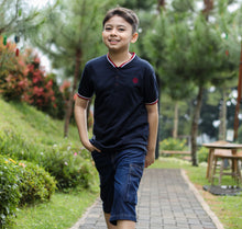 Muat gambar ke penampil Galeri, Kaos Polo Anak Laki Navy/ Boys Polo Shirt Navy/ RJ kids Boy Sky Blue