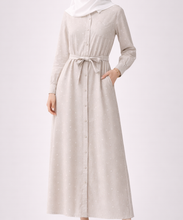 Muat gambar ke penampil Galeri, Rodeo - Gamis Wanita - Noor Gamis - Khaki