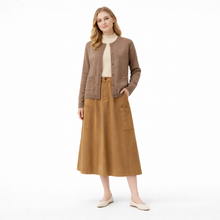 Muat gambar ke penampil Galeri, Rodeo - Cardigan Wanita - Elora Cardigan - Brown