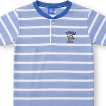 Muat gambar ke penampil Galeri, Kaos Salur Anak Laki Biru/ Boys Striped T-Shirt Blue/ That's Donald - Sky Blue