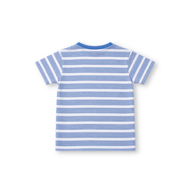 Muat gambar ke penampil Galeri, Kaos Salur Anak Laki Biru/ Boys Striped T-Shirt Blue/ That's Donald - Sky Blue