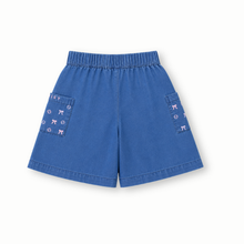 Muat gambar ke penampil Galeri, Celana Kulot Pendek Anak Perempuan Biru/ Girls Short Culottes Pants Blue/  Daisy Duck Court Queens