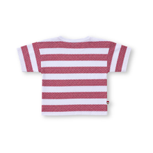 Muat gambar ke penampil Galeri, Kaos Salur Anak Perempuan Merah/ Girls Striped T-Shirt Red/ Daisy Duck Homerun