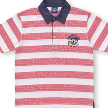 Muat gambar ke penampil Galeri, Kaos Salur Anak Laki Putih/ Boys Striped T-Shirt White/ That's Donald Team Leader