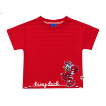 Muat gambar ke penampil Galeri, Kaos Anak Peremuan Merah/ Girls T-Shirt Red/ Daisy Duck Homerun