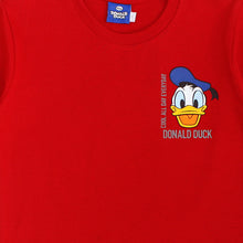 Load image into Gallery viewer, Tshirt/ Kaos Anak Laki Red/ Donald Duck Printing Basic