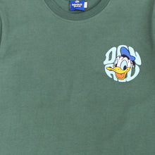 Load image into Gallery viewer, Tshirt Basic/ Kaos Anak Laki Mineral Green/ Donald Duck Printing