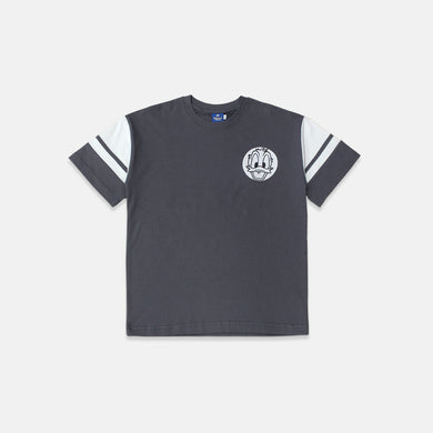 Tshirt Basic/ Kaos Dark Grey/ Printing 90th Donald Duck