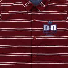 Load image into Gallery viewer, Shirt/ Kemeja Anak Laki Striped Marron White/ Donald Duck Look Style