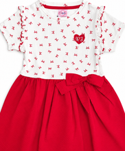 Muat gambar ke penampil Galeri, Mini Dress Anak Perempuan Merah/ Girls Mini Dress Red/ RJG Holiday Sparkle