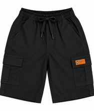 Muat gambar ke penampil Galeri, Celana Denim Pendek Anak Laki Hitam/ Boys Denim Shorts Black/ Rodeo Junior Mini Explorer