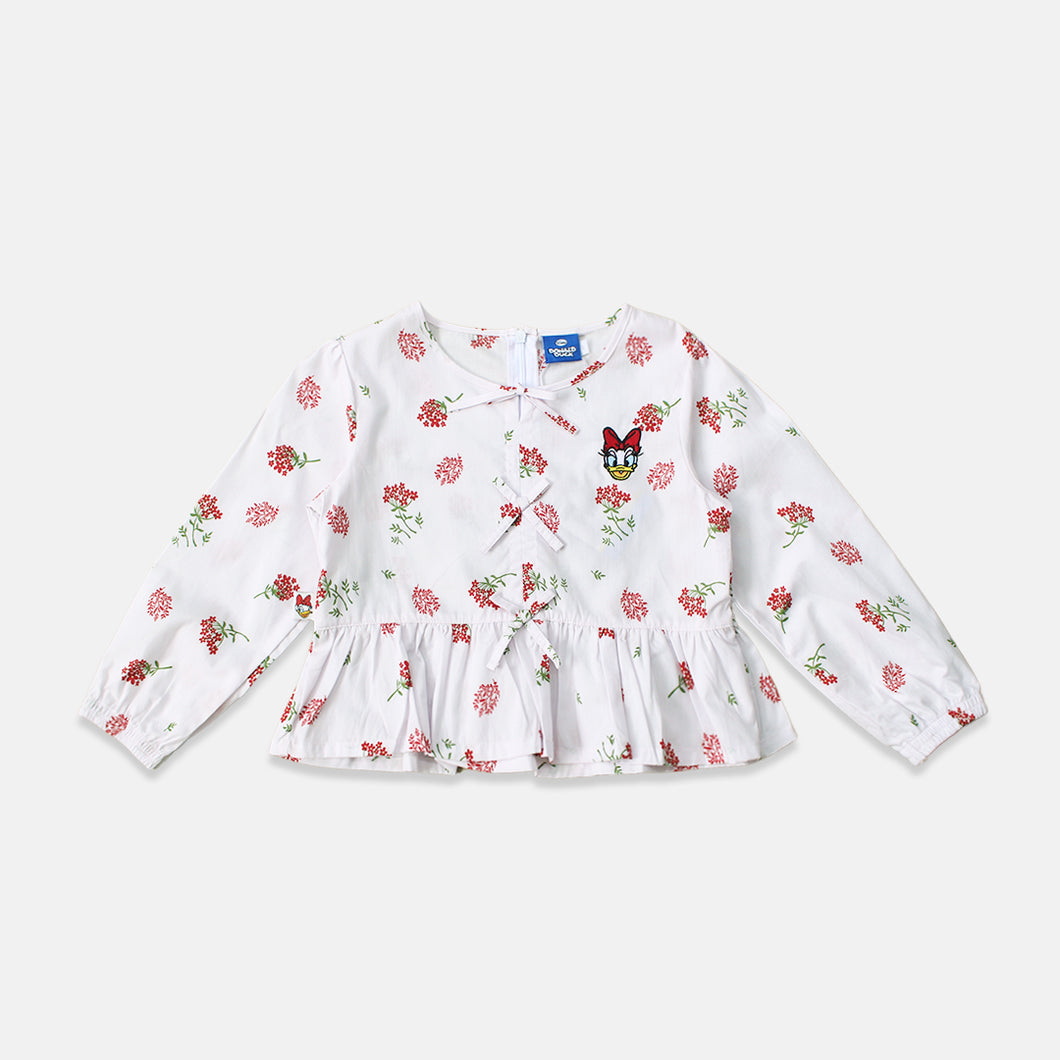 Long sleeve blouse/ Blus lengan panjang anak/ Daisy Imlek