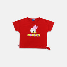 Load image into Gallery viewer, Tshirt/ Kaos Anak Perempuan Red/ Daisy Imlek