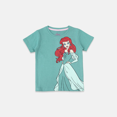 Tshirt/ Kaos Anak Perempuan Green/ Disney Princess Ariel Cute