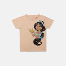Muat gambar ke penampil Galeri, Tshirt/ Kaos Anak Perempuan Peach/ Disney Princess Jasmine and Lamp