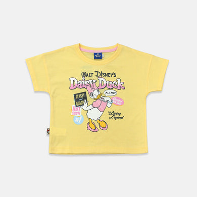 Tshirt/ Kaos Anak Perempuan Yellow/ Daisy/ 90th Donald Duck