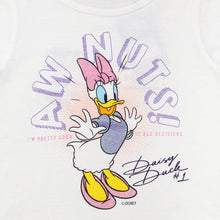 Load image into Gallery viewer, Tshirt/ Kaos Anak Perempuan White/ Daisy/ 90th Donald Duck