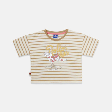 Tshirt/ Kaos Anak Perempuan Cream/ Daisy Be Amazing