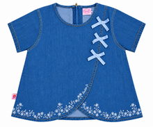 Muat gambar ke penampil Galeri, Blouse Anak Perempuan Biru/ Girls Blouse Blue/ RJG Joyful