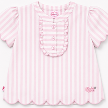 Muat gambar ke penampil Galeri, Blus Lengan Pendek Anak Perempuan Pink/ Girls Short Sleeve Blouse Pink/ Acak-Acak