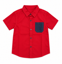 Muat gambar ke penampil Galeri, Kemeja Anak Laki Merah/ Boys Shirt Red/ Rodeo Junior Classic Club