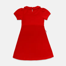 Load image into Gallery viewer, Mini dress/ Dress pendek anak Red/ Rodeo Junior Girl Lunar Dobby Print