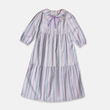 Muat gambar ke penampil Galeri, Shirt dress maxi cotton/ Ghamis dress katun Purple/ Rodeo Junior Girl Festive