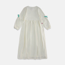 Load image into Gallery viewer, Maxi dress/ Dress Panjang Anak White/ Rodeo Junior Girl Red Christmas