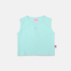 Tshirt/ Kaos tanpa lengan anak Crop/ Rodeo Junior Girl Summer Pastel