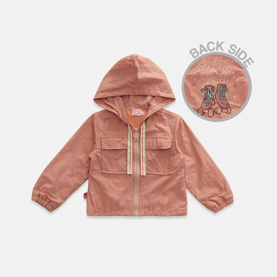 Jacket Parasut Crop Anak Perempuan Pink/ Rodeo Junior Girl/ Urban Casual