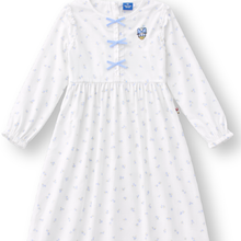 Muat gambar ke penampil Galeri, Ghamis Dress Anak Perempuan White/ Girls Maxi Cotton Dobby Dress White/ Daisy Duck Too Cute