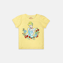 Muat gambar ke penampil Galeri, Kaos Anak Perempuan Kuning/ Girl t-shirt Yellow/ Disney Princess Cinderella