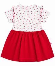 Muat gambar ke penampil Galeri, Mini Dress Anak Perempuan Merah/ Girls Mini Dress Red/ RJG Holiday Sparkle