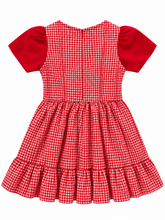 Muat gambar ke penampil Galeri, Dress Anak Perempuan Merah/ Girls Dress Red/ RJG Holiday Sparkle