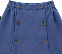 Muat gambar ke penampil Galeri, Celana Rok Pendek Anak Perempuan Biru/ Girls Skort Blue/ Daisy Duck Holiday Sparkle