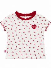 Muat gambar ke penampil Galeri, Kaos Crop Anak Perempuan Putih/ Girls Crop T-Shirt White/ RJG Holiday Sparkle