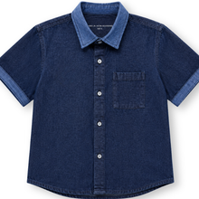 Muat gambar ke penampil Galeri, Kemeja Anak Laki Navy/ Boys Shirt Navy/ Acak-Acak