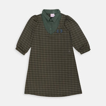 Load image into Gallery viewer, Shirt dress/ Dress Anak Perempuan Green/ Rodeo Junior Girl In Style