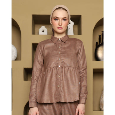 Rodeo - Kemeja Wanita - Myria Shirt - Brown