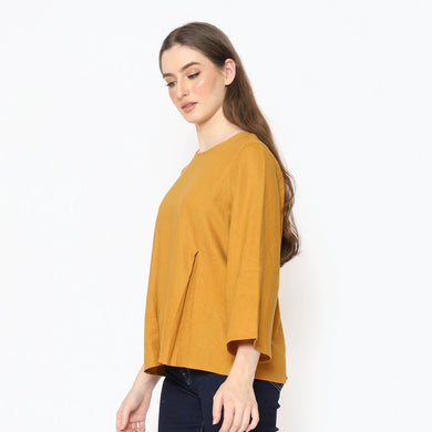 Rodeo - Blouse Wanita - Ameena Blouse - Mustard