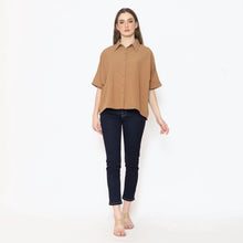 Muat gambar ke penampil Galeri, Rodeo - Kemeja Wanita - Cyraa Shirt - Brown