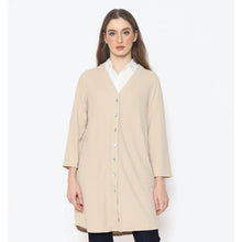 Muat gambar ke penampil Galeri, Rodeo - Cardigan Wanita - Greysie Cardigan - Cream