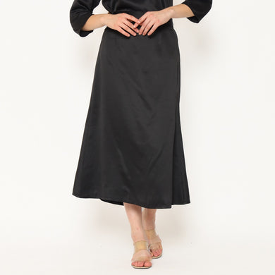 Rodeo - Rok Wanita - Achiera Long Skirt - Black