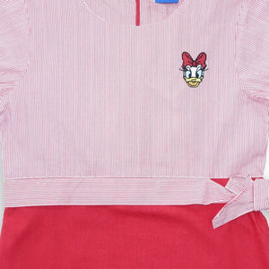 Shirt/Kemeja Anak Perempuan Daisy Red Stripe/Solid Combinations