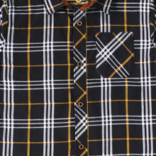 Muat gambar ke penampil Galeri, Shirt/ Kemeja Anak Laki/ Rodeo Junior Black Shirt With Elbow