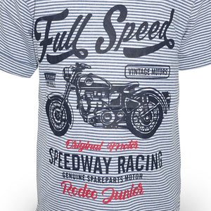 Tshirt / Kaos Anak Laki Navy / Rodeo Junior Speedway Racing