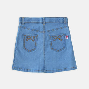 Denim mini skirt/ Rok mini jeans anak Blue/ Rodeo Junior Girl Bright Girl