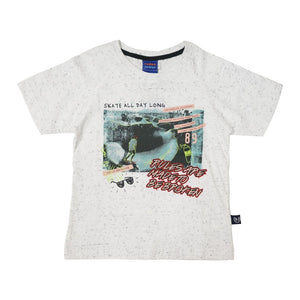T-shirt / Kaos Anak Laki-laki - White / Putih Rodeo Junior