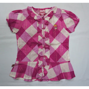 Shirt / Kemeja Anak Perempuan / Rodeo Junior Girl / Checkered Cotton